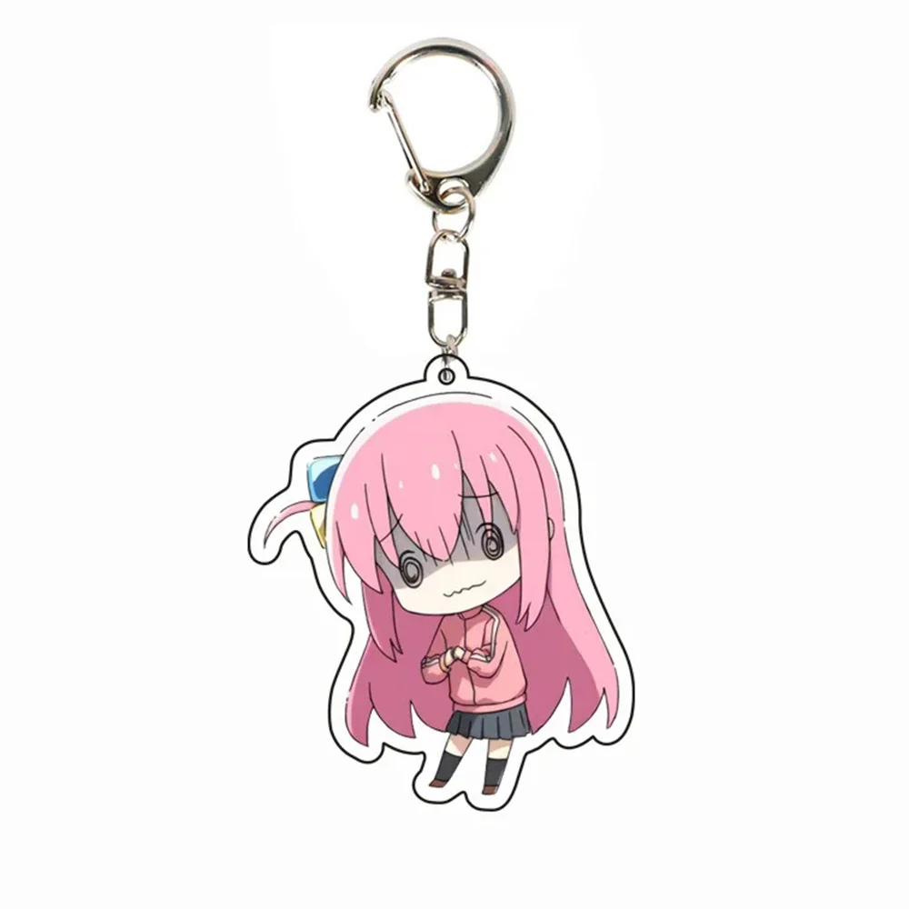 6CM Charm Anime Bocchi the Rock 아크릴 키 체인 모델 코스프레 캐릭터 장식 Accesorios 상품 컬렉션 선물