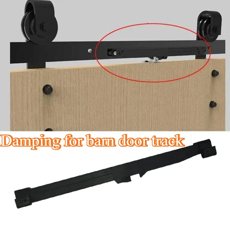 

1PC door sliding track damping buffer made of POM material, non perforated furniture relief accessories