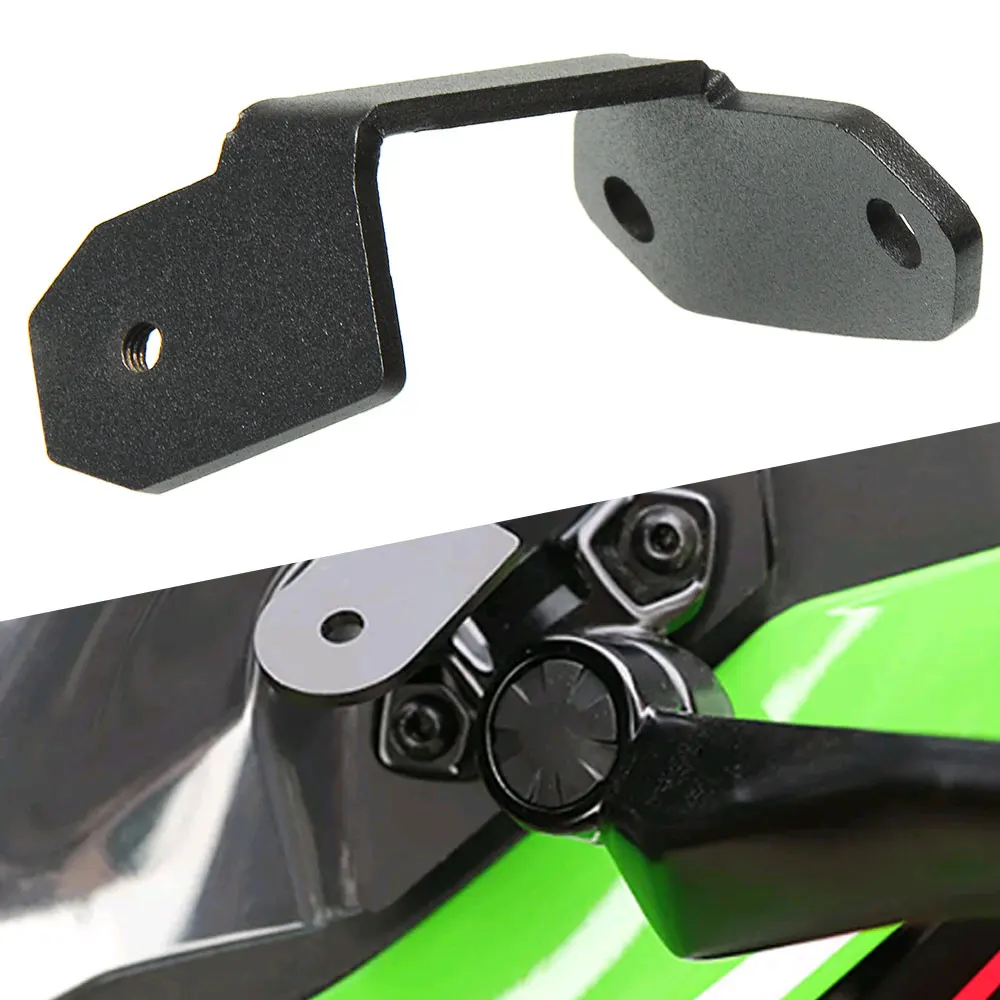 

For Kawasaki Ninja 400 2018 2019 2020 2021 2022 2023 2024 Motorcycle Left Side Spotlight Bracket DVR Data Recorder Bracket Parts