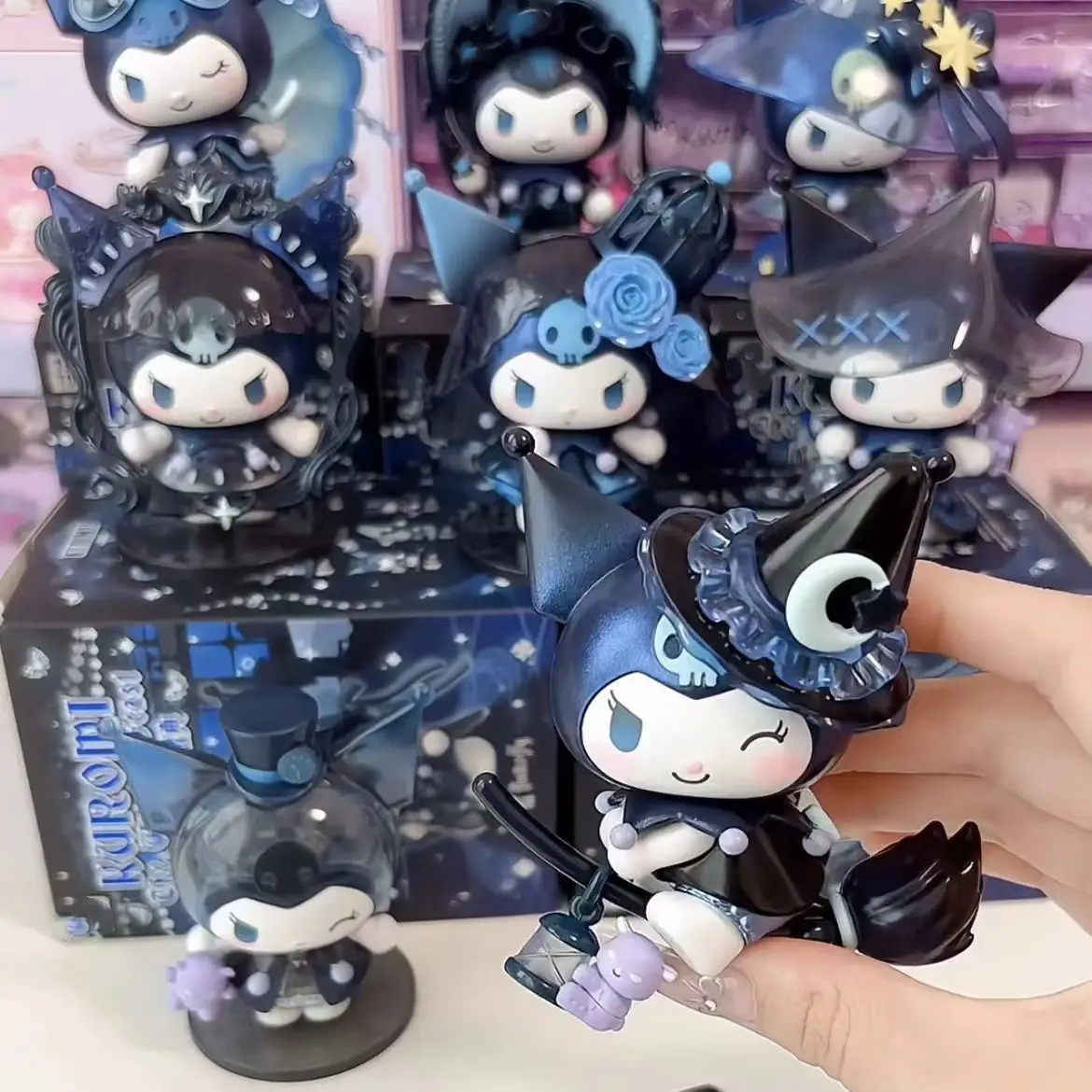 Sanrio Kuromi The Witch\'s Feast Series Figure Cute Figurines Room Decor PVC Model Fans Collection toy Surprise Birthday Gift