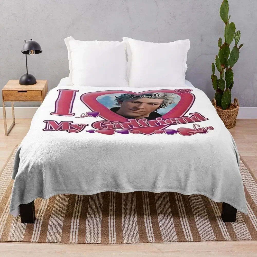 

Astarion I Love My Girlfriend (1) Throw Blanket For Decorative Sofa sofa bed Beautifuls Warm Blankets