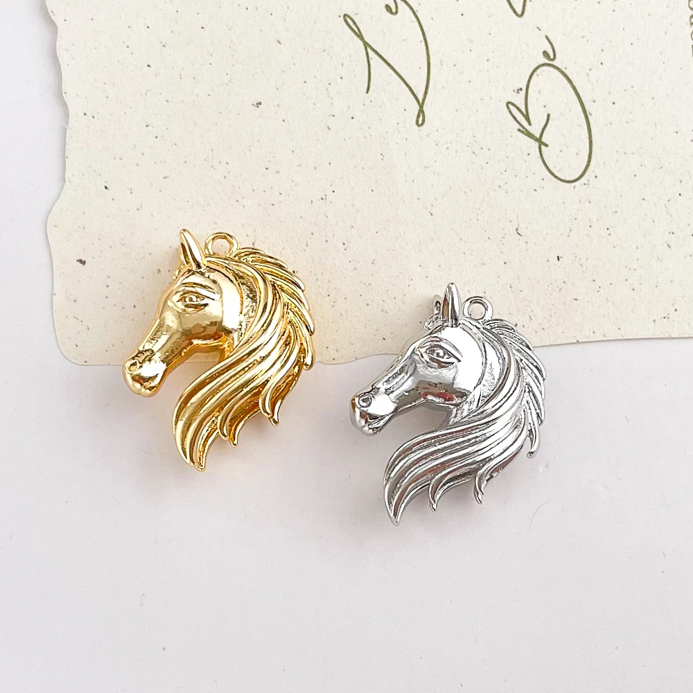 

Сердечный дизайн 30 шт. 19*25 мм медный кулон для сумки/ручной работы/натуральное золотое покрытие/аксессуары для подвесок/форма лошади # 195851