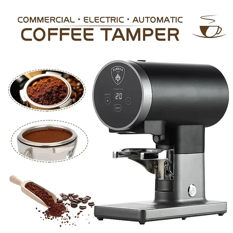 Tamper 58mm Automatic Electric Coffee Tamper Commercial Coffee Powder Hammer Stainless Steel Flat Press Electric Powder Press