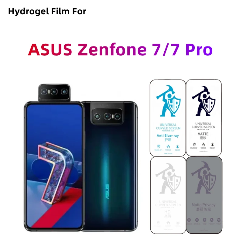 

2pcs Matte Hydrogel Film For ASUS Zenfone 7 Pro ZS671KS Screen Protector For ASUS Zenfone 7 ZS670KS Eye Care Privacy Anti Spy