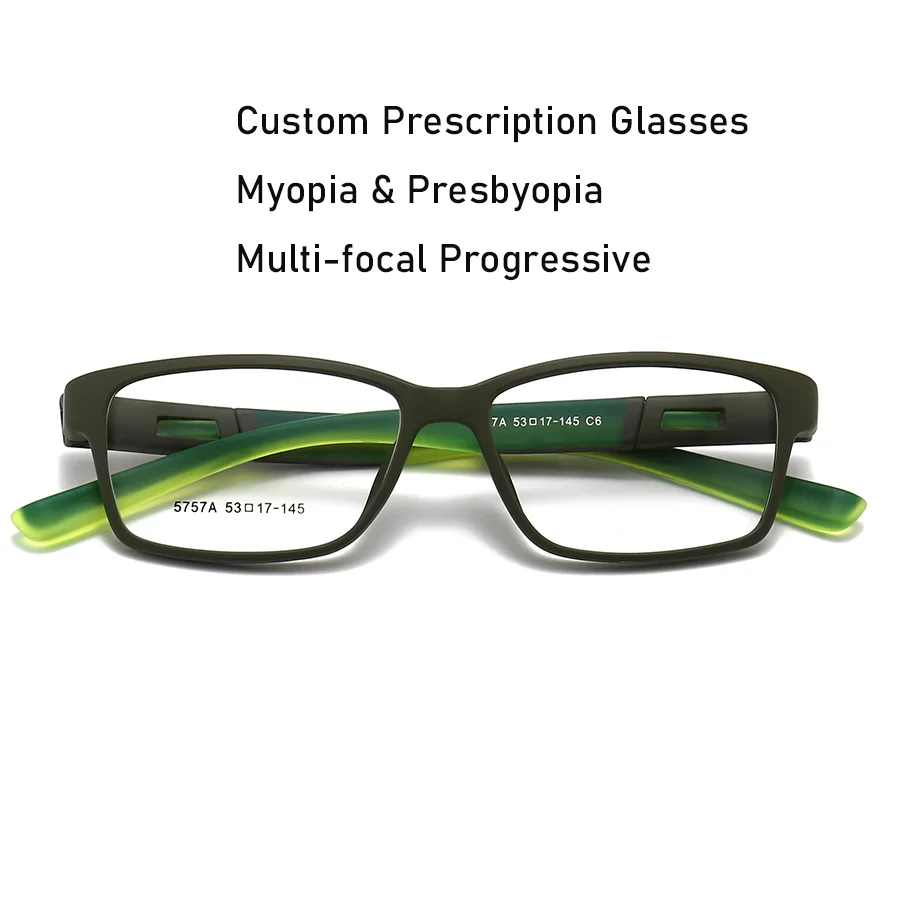 

Customize Prescription Glasses Men Women TR90 Frame Multi-Focal Progressive Photochromic Myopia Hyperopia Lenses Eyeglasses