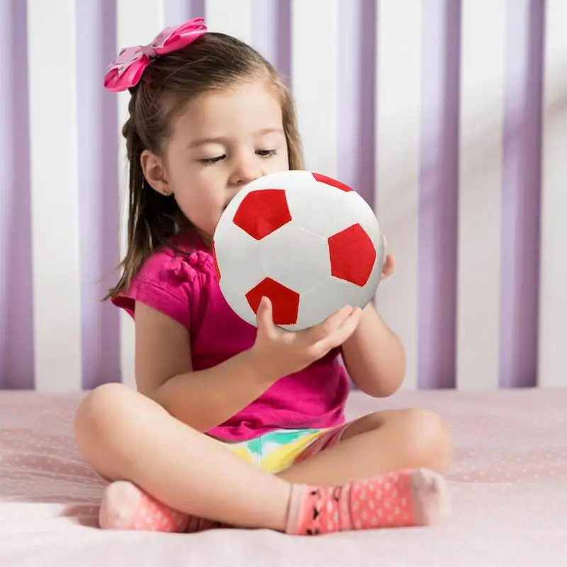 Stuffed Football 20cm Simulation Stuffed Football Plush Imitation Soccer Ball Soft Doll For Children Gift Early Education Toys