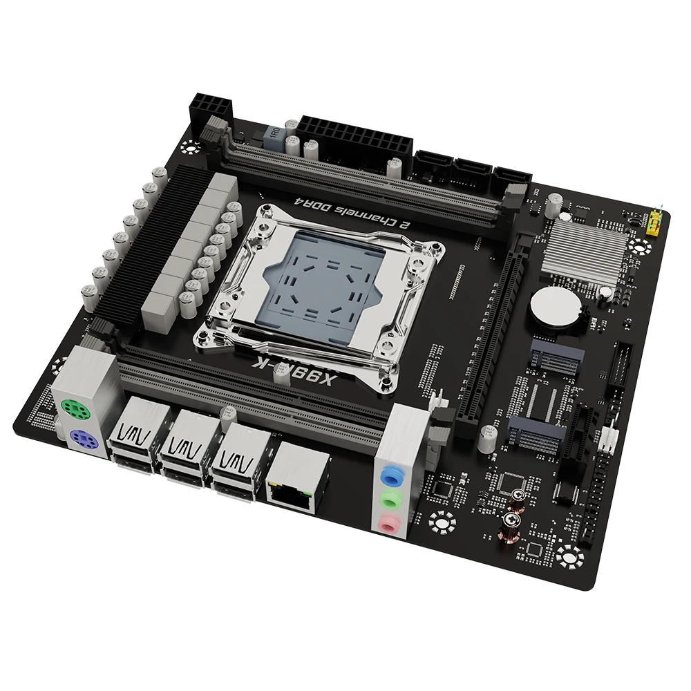 KIT de juego de placa base X99 M-K con CPU Xeon E5 2667 V3 y 16GB (2*8GB) DDR4 2133MHZ REG الذاكرة الكاملة placa mae X99 Kit