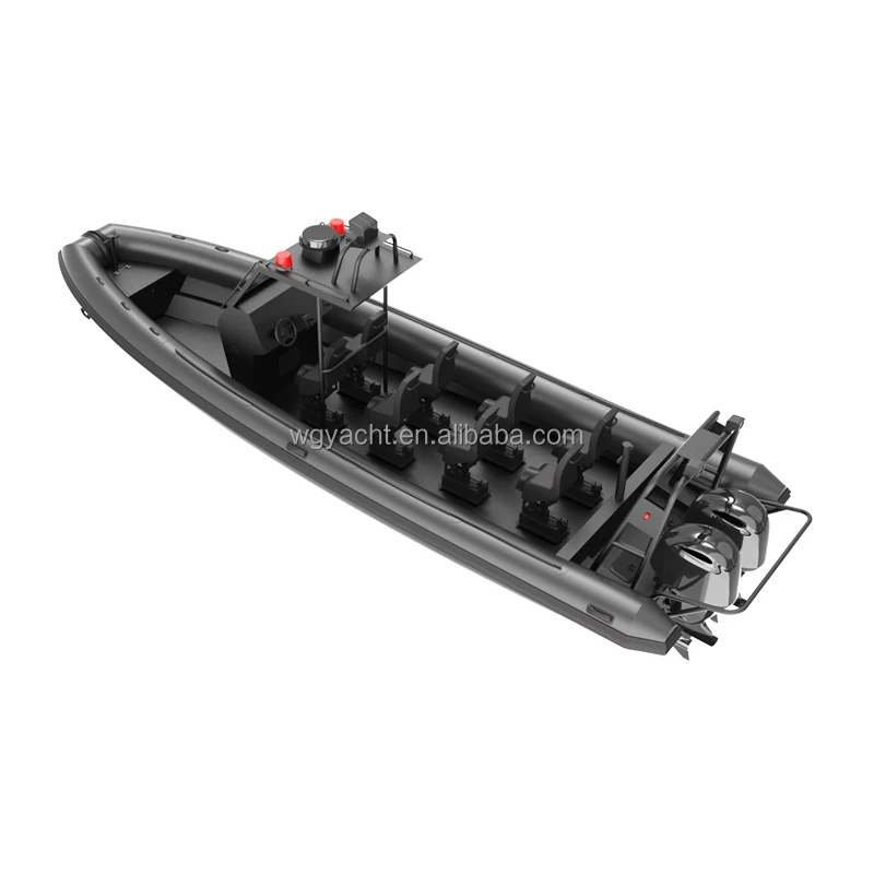 China RIB860 aluminum boat 28feet/8.6M RIB boat orca hypalon PVC tourist ship on sale