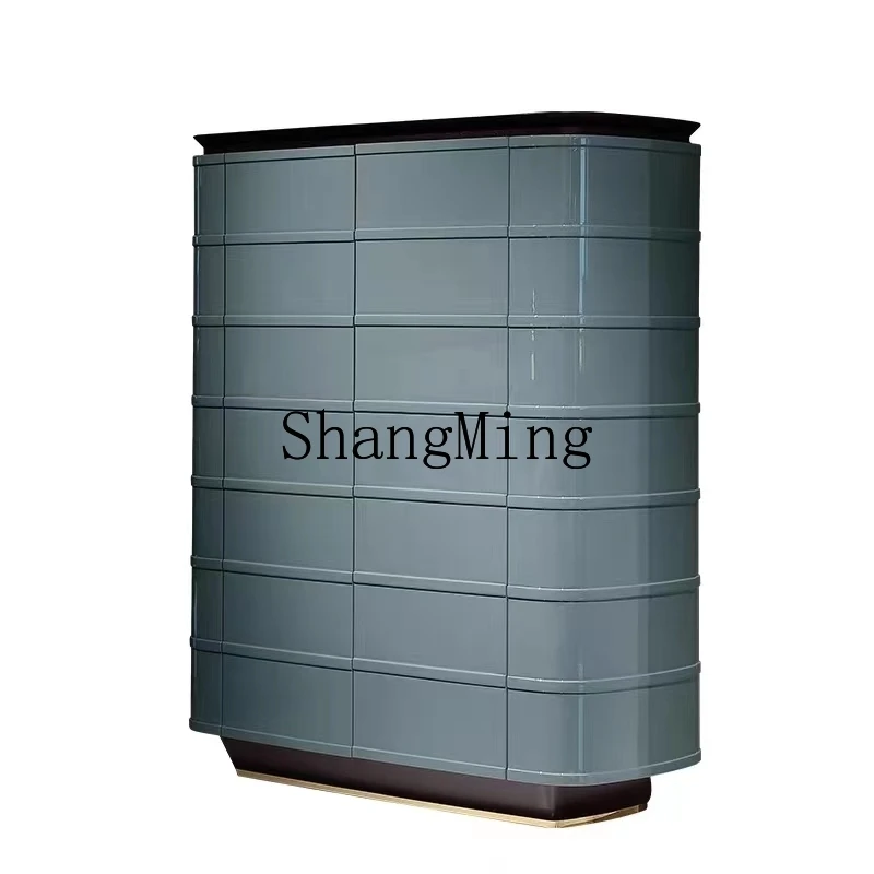 

SM Light Luxury Floor Cabinet Bedroom Home Storage Cabinet Storage Minimalist Side Cabinet