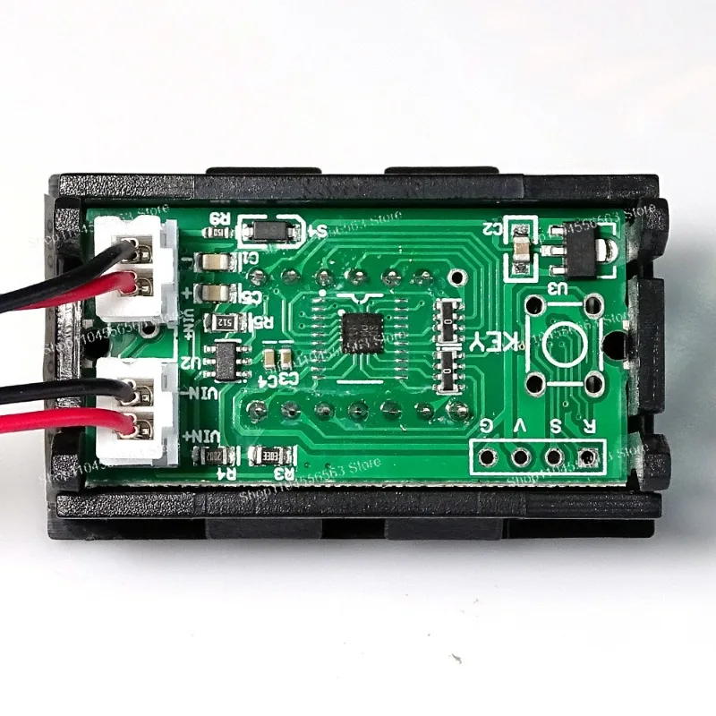 الفولتميتر الرقمي DC ذو 5 أرقام مكون من 5 أسلاك مقاس 0.36 بوصة - قياس دقة 0-33 فولت، خيارات عرض أحمر/أزرق/أخضر/أصفر #3