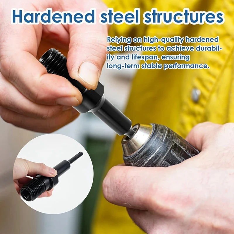 1-1/4In-7 Male Thread To SDS Shank Core Drill Bit Adapter,Convenient Converter For Coring Drilling,Core Bit Adapter