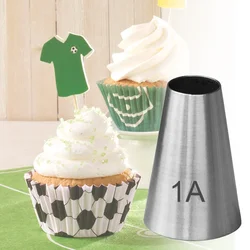 #1A Round Cake Cream Decoration Tip Baking Macaron Cookie Confectionery Pastry Nozzles Metal Icing Piping Nozzle For Cakes Tools