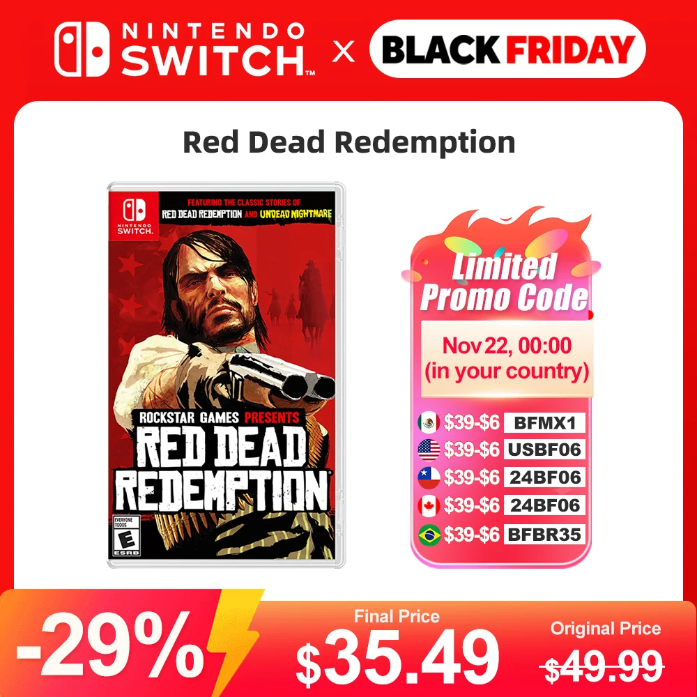 Red Dead Redemption Nintendo Switch игры 100% оригинальная официальная игровая карта Приключения жанр для Switch OLED Lite