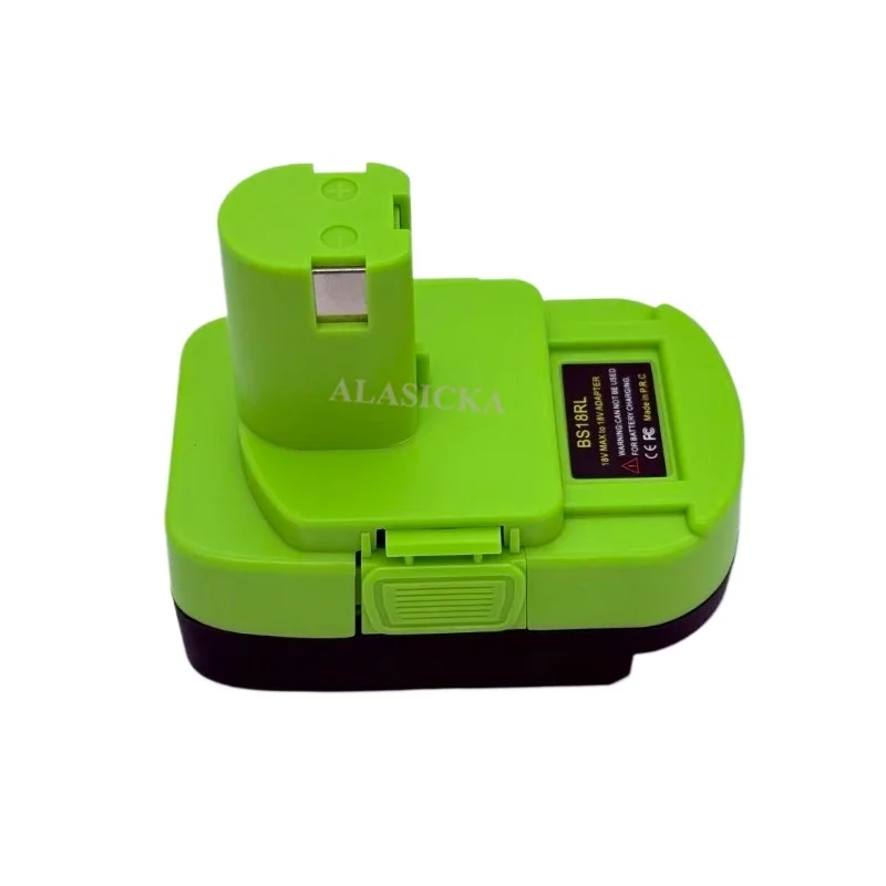 Adapter baterii ALASICKA BS18RL do akumulatorów litowo-jonowych Bosch 18V, umożliwiający prace z elektronarzędziami Ryobi 18V. — zdjęcie produktu 5