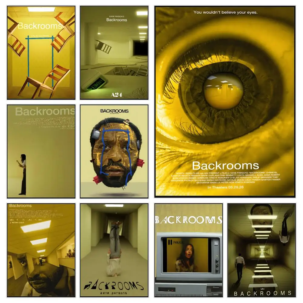 Creepy Internet T-the Backrooms Poster Modern Luxury Wall Poster Home Decor Space Enhancer