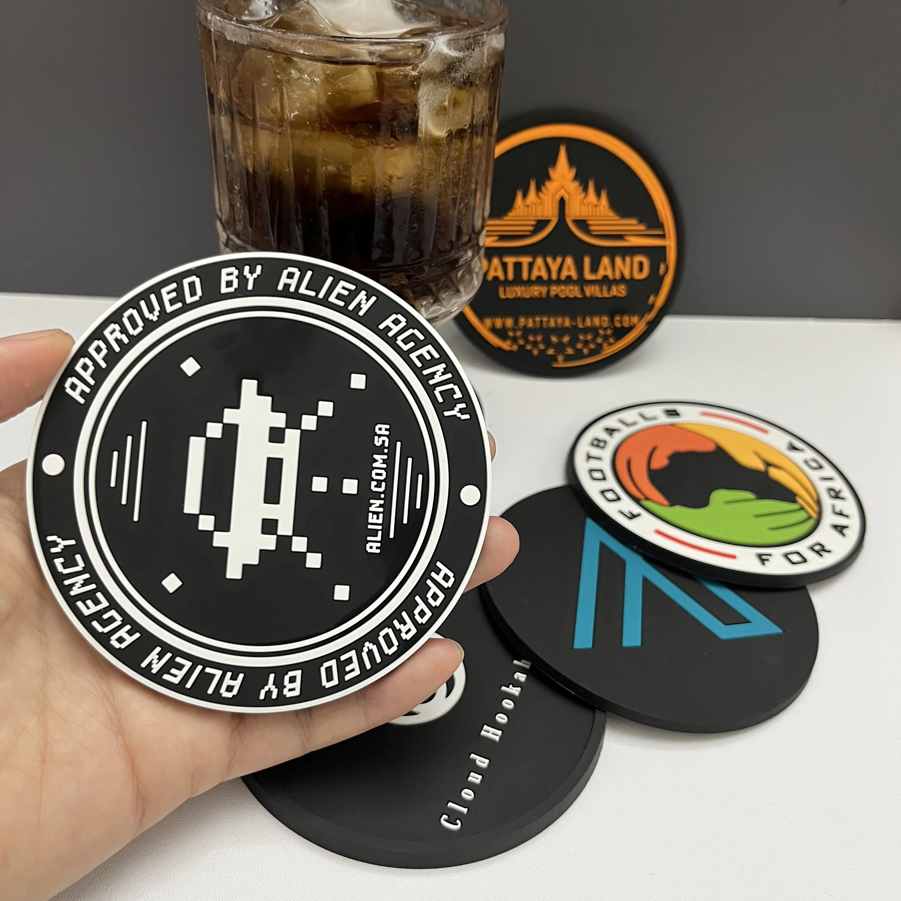 Custom Logo Print PVC Round Dr - đánh giá và giá Home Decor Logo