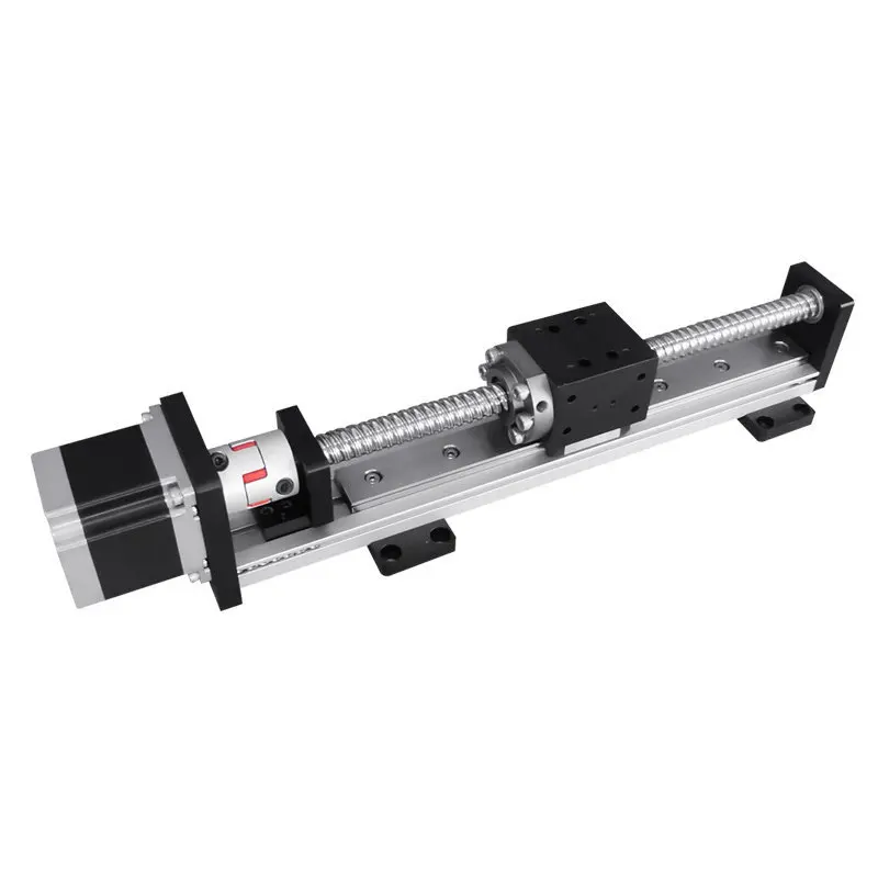 Ball screw sliding table Linear module Guide rail movement numerical control Stepping motor Cross sliding table module