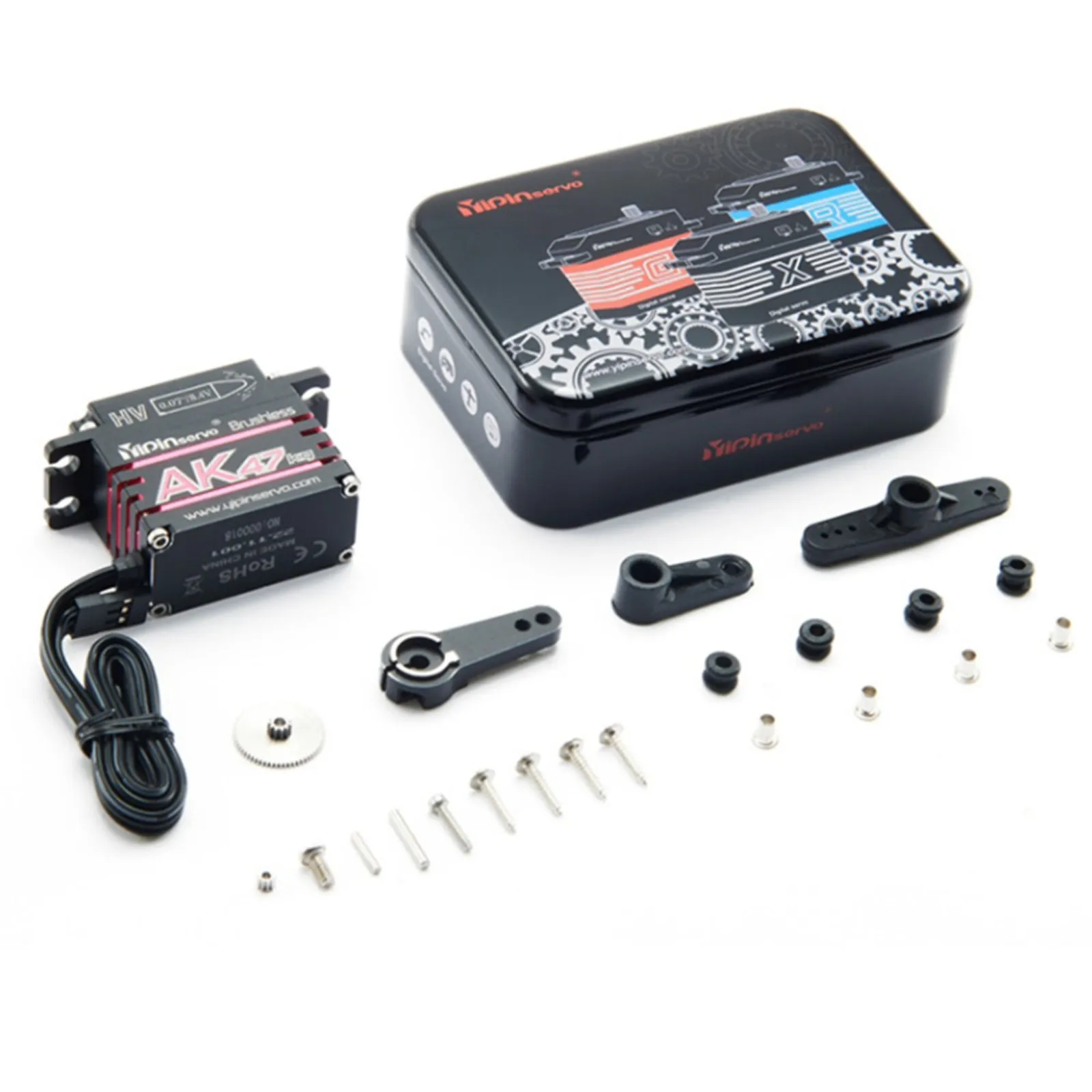 yipinservo-ak47-47kg-hv-270°-magnetic-induction-waterproof-brushless-digital-servos-replacement-for-1-10-1-8-remote-control-mod