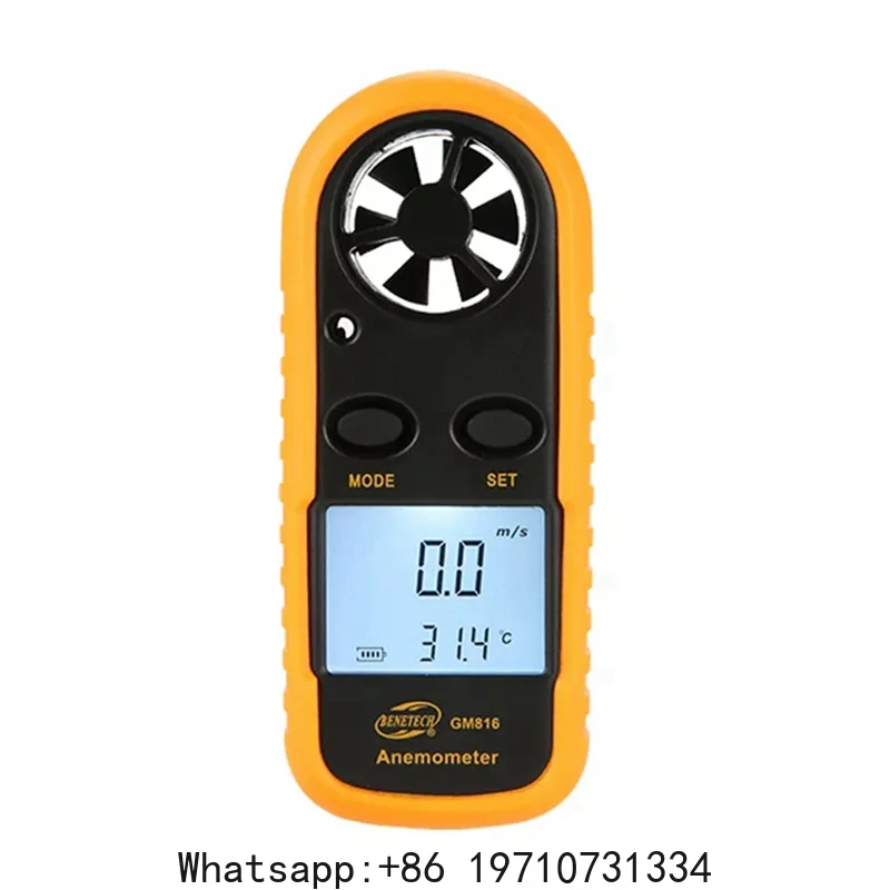 New BENETECH Digital Anemometer Anemometer GM816 Wind Speed Measuring Instrument Wind Power Level Anemometer