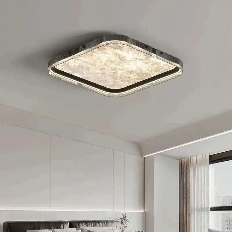 Minimalist Atmosphere Upscale Living Room Master Light Italian Minimalist Living Room Lamp Modern Ice Cracked Ceiling Light