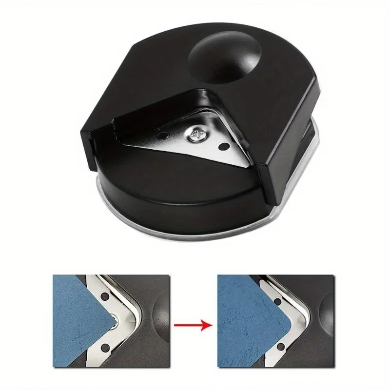 Portable Corner Puncher & Circle Cutter for Cards, Photos, DIY Craft & Office Scrapbooking, Compact Size, Precise Cutting Tool