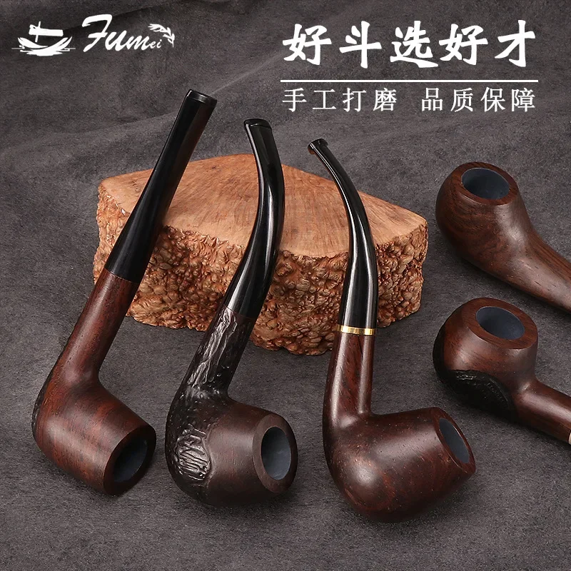 Portable Small Wooden Pipe Tobacco Smoking Pipes High Quality Men Gift