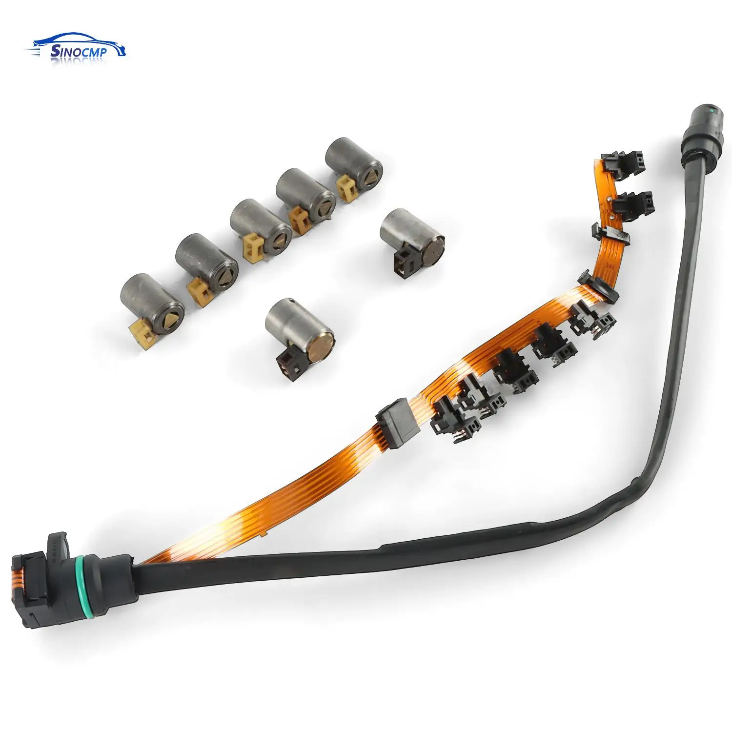 

01M O1M 1 Set Transmission Master Solenoid Kit Ribbon Harness Shift Car Engine Supply Replacement Parts For 1995-Up Audi VW