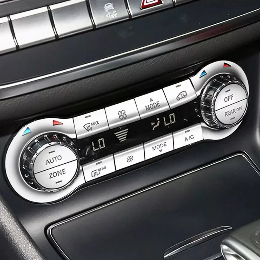 Car Central- A/C Button- Patch- Sticker- Air Conditioning- Buttons- Trim- For Mercedes- C117 X156 For CLA- GLA 200 250 2013-2018