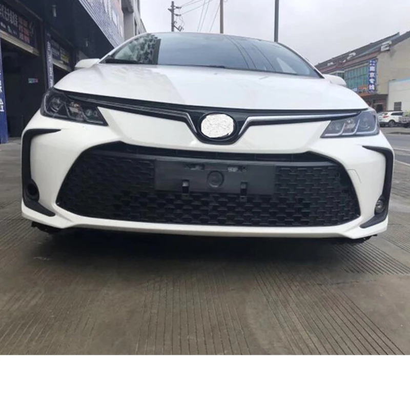 For Toyota New Corolla Front Bumper Car Grille The Improved Black Grilles ABS Decorative Cover 2019-2023 Year