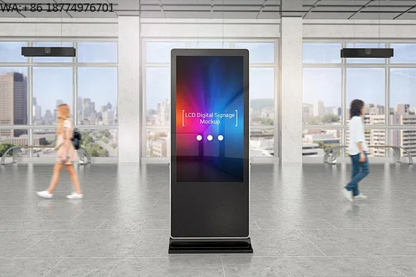 

50 Inch Floor Standing Touch Screen Kiosk Indoor Advertising Player Display HD LCD Digital Signage and Display