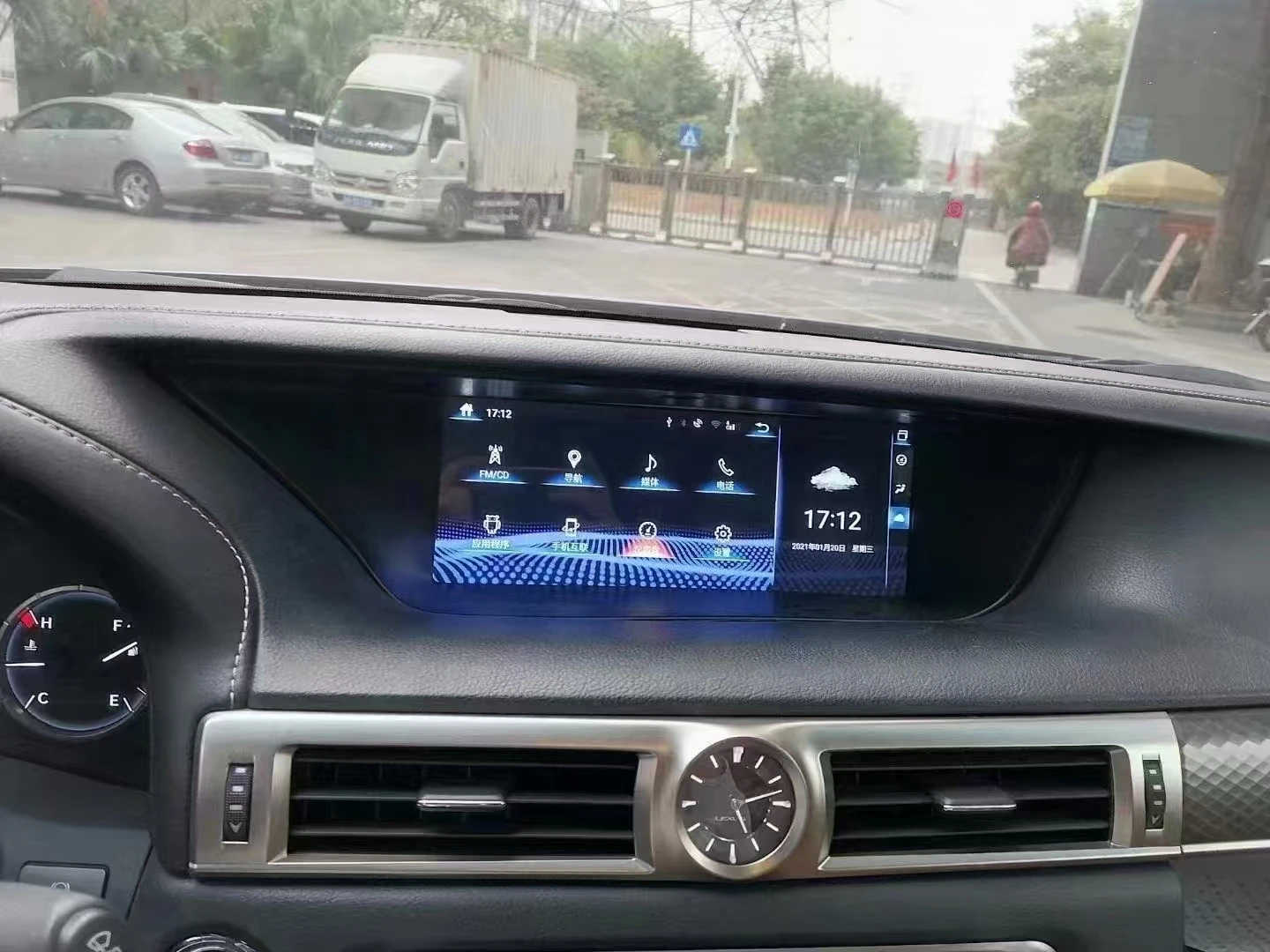 12 "أندرويد الملاحة سيارة لتحديد المواقع راديو ستيريو واي فاي لكزس GS GS250 GS300 GS350