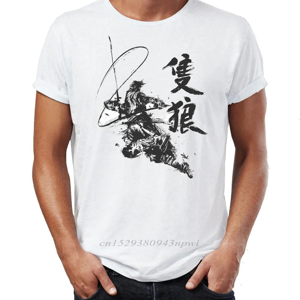 Men's T Shirt Sekiro Shadow Die Twice Awesome Artwork Printed Mens Tshirt Hip Hop Streetwear New Arrival Male Clothes