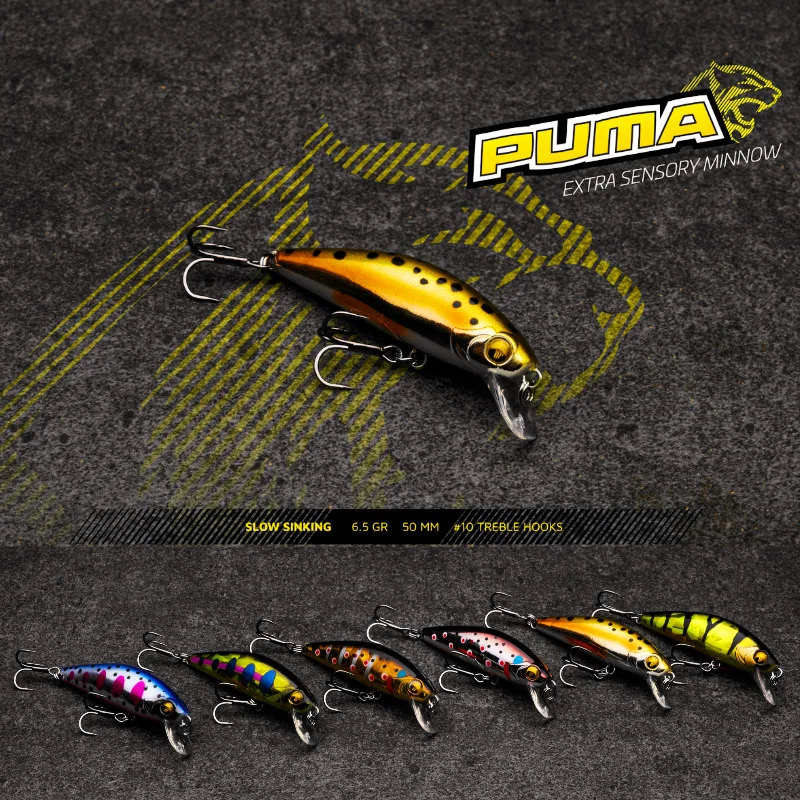 Elitelure 6.5 جرام طعوم أسماك البلمة الغرق WUYING/PUMA Crankbait Shad Jerkbait Wobblers تيار سمك السلمون المرقط Wobblers طعوم صيد Pesca