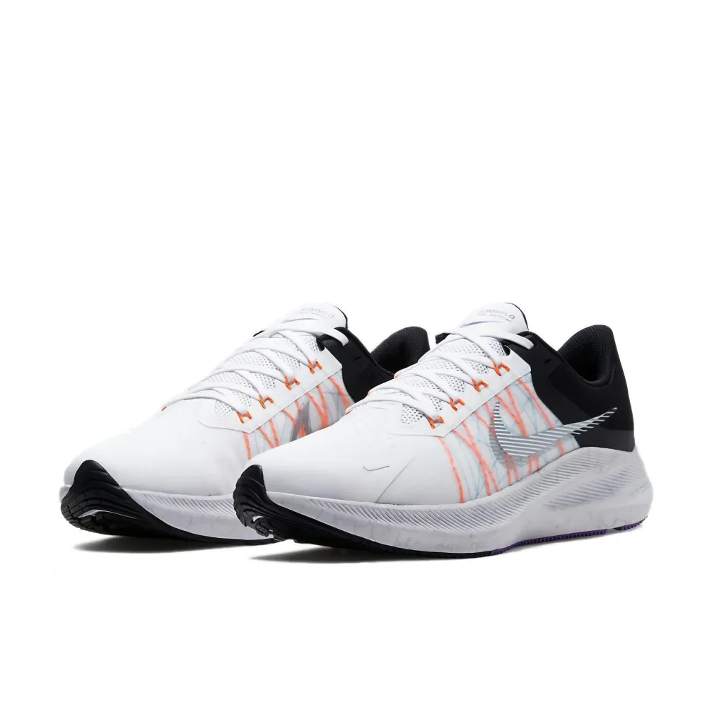 Nike Zoom winflo 8 Low Man and Weman sneakers Cushioning rebound Sneakers Lightweight and breathable Road Running Shoes white