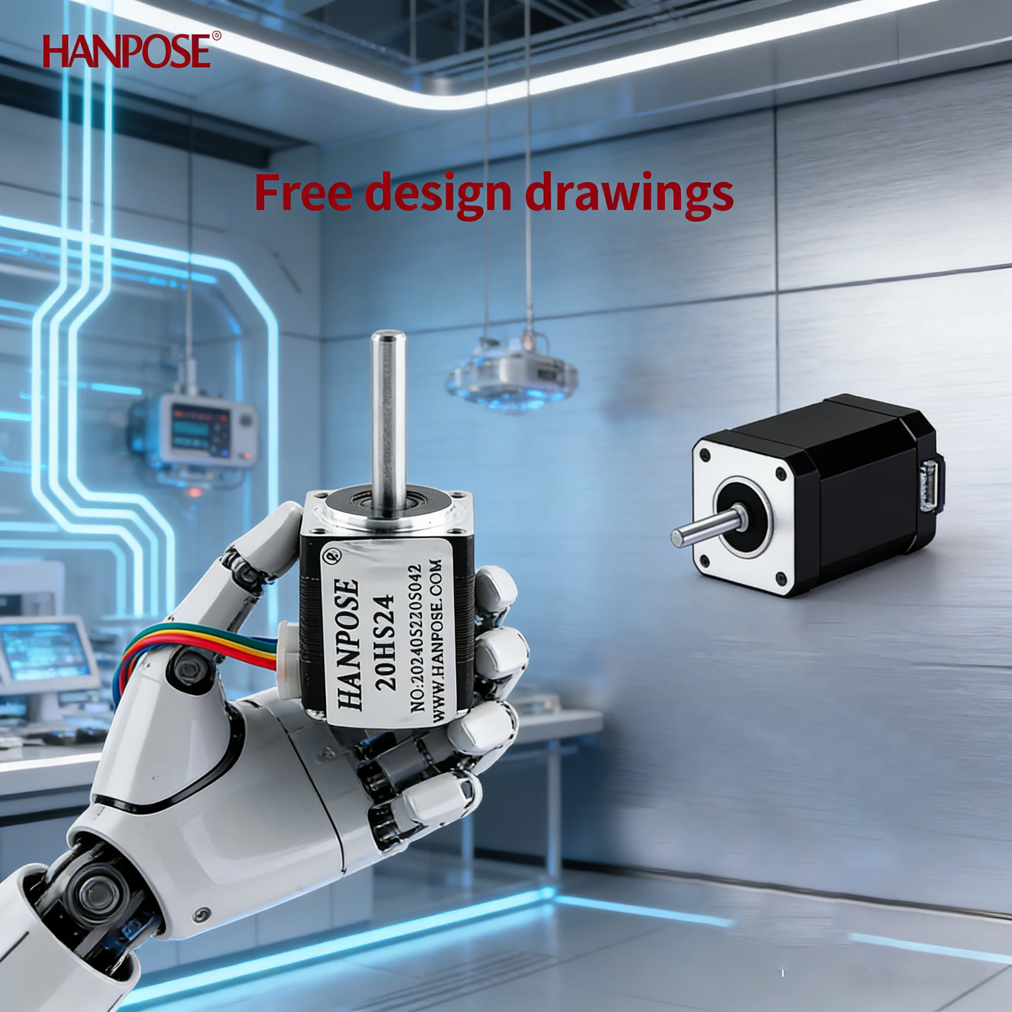 NEMA8  3PCS 20HS24 Miniature Stepper Motor 0.012N. m 0.4A 3D Printing Accessories Motor Manufacturer Direct Sales in Stock