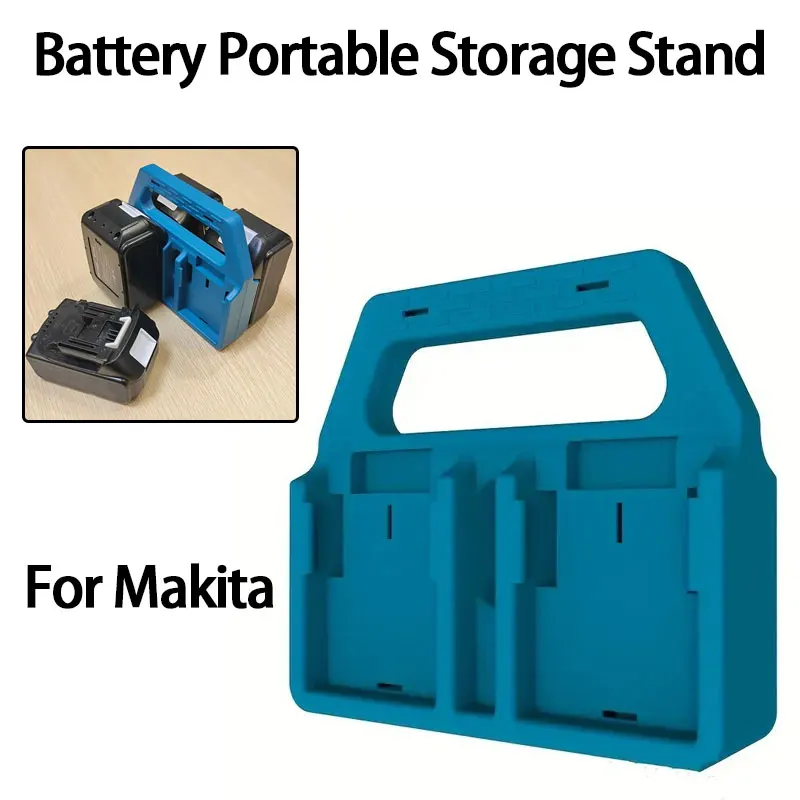 

Battery Portable Storage Stand 4-slot Battery Holder For Makita 14.4V 18V Li-ion Battery BL1860 BL1850 BL1830 BL1840