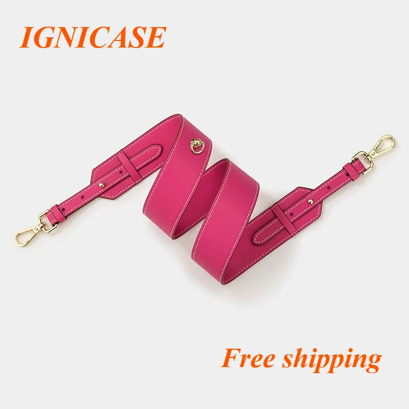 IGNICASE New Fashion Design Women's Bag Wide Shoulder Strap Can Be Replaced and Transformed Personalized Shoulder Strap