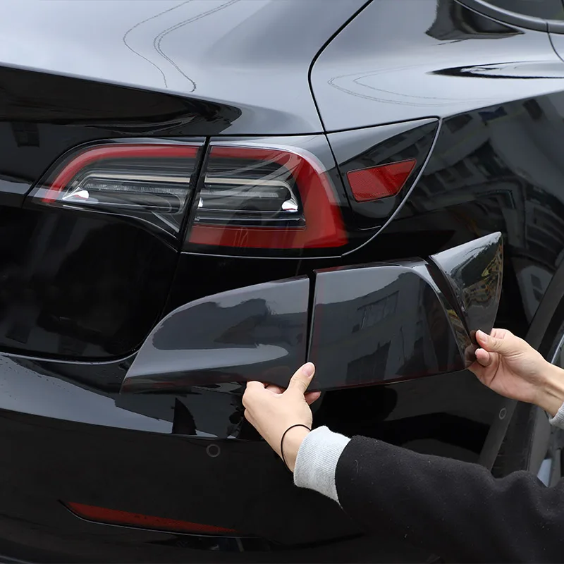 Dla Tesli Model 3 dla Tesli Model Y 2016-2022 światło tylne samochodu osłona światła hamowania szeroki wskaźnik osłona ochronna akcesoria samochodowe