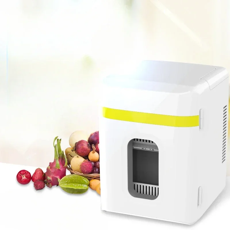 12V/220V Car Electrical Mini Refrigerator Home Car Dual Use 10L Cooling And Heating Box 12/220V Universal Refrigerator