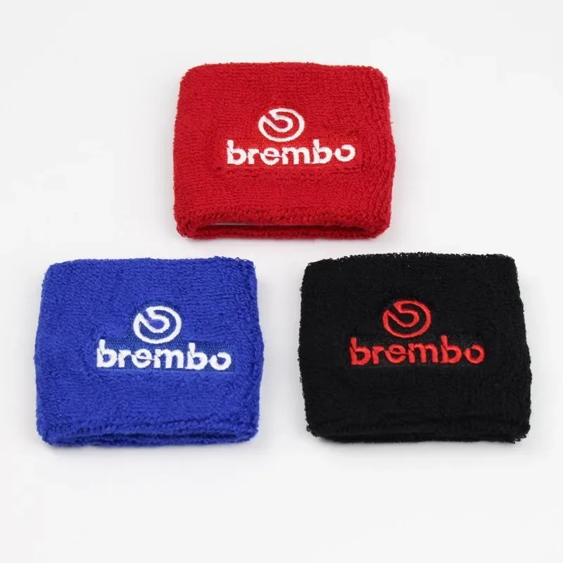 For BREMBO Motorcycle Car Reservoir Brake Clutch Oil Tank Cap Sock JDM Style Sweat Band Universal