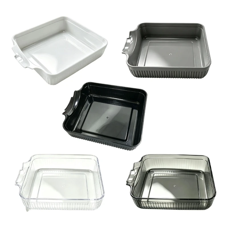 Washing Machine Water Tray, Resin Drain Pan with Raised Walls, 25 x 17 x 6 Utility Floor Guard for Washer Areas