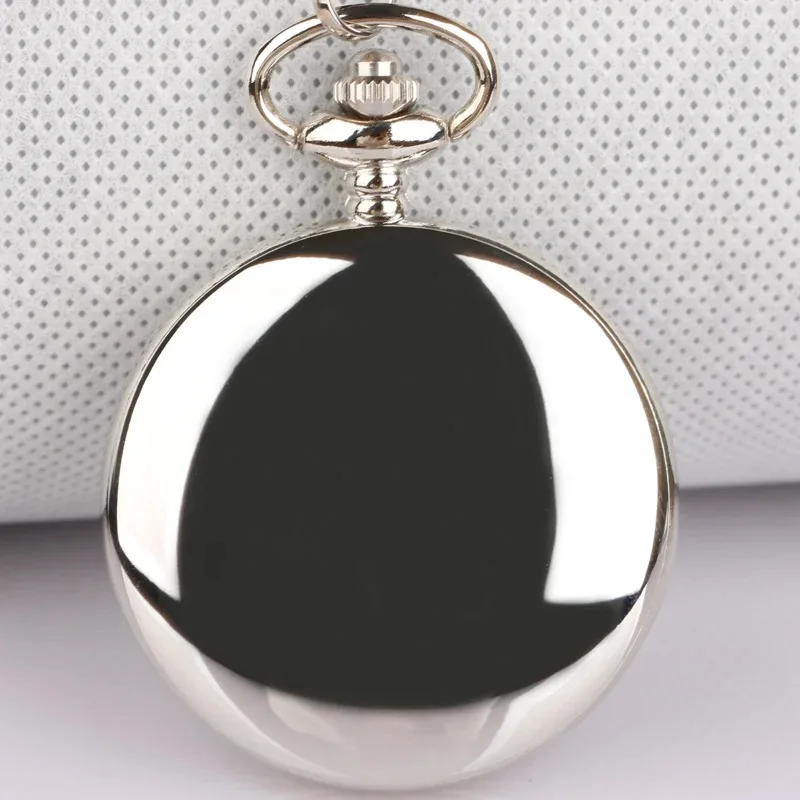 럭셔리 부드러운 실버 Steampunk 빈티지 Fob 체인 스틸 쿼츠 주머니 시계 패션 로마 번호 다이얼 펜던트 여성 남성 선물