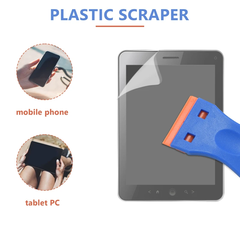 Plastic Scraper Scraper 3Pcs And Scraper Blade 27 Pcs Plastic Razor Blade Scraper Tool Paint Scraper Tool Window Scraper