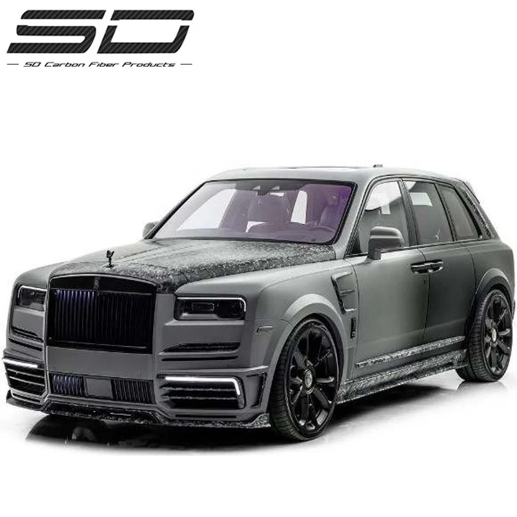 Rolls Royce curinan carbon fiber body kit curinan modification and upgrading MSY style front bar rear bar side skirt cover