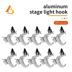 10 Stuks 150Kg 40-60Mm Aluminium Vouwklem Haken Podium Licht Opknoping Haak Laden Truss Buis Bewegende Kop Beam Lichten Connector Clip