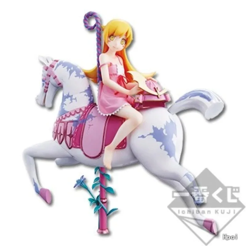 In Stock Original Banpresto Ichiban Kuji Selection Monogatari Series Shinobu Oshino Crayon Color Ver. Last Prize Gift Statues