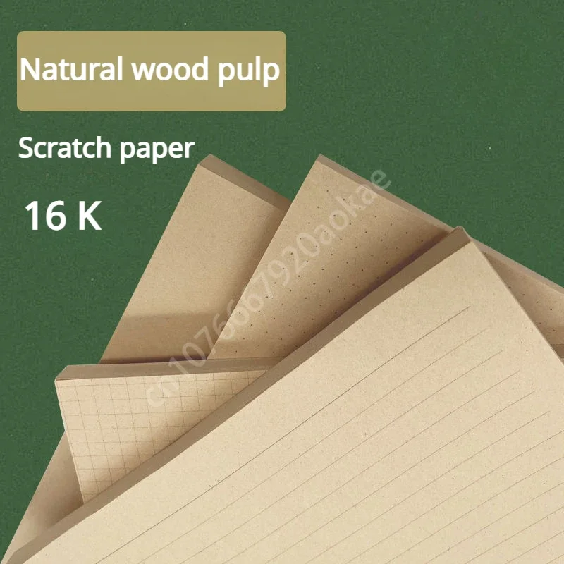 Ontwerppapier voor studenten Wiskundig raster Gestippelde lijnweergave Papieren notitieboekje Leeg tekenboek Dot Matrix notitieboekje