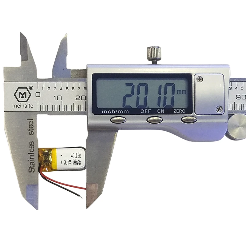 High-Precision Li-ion Polymer Battery 401120 3.7V 70mAh Ultra-Compact Rechargeable Cell for Mini Electronics & DIY Projects