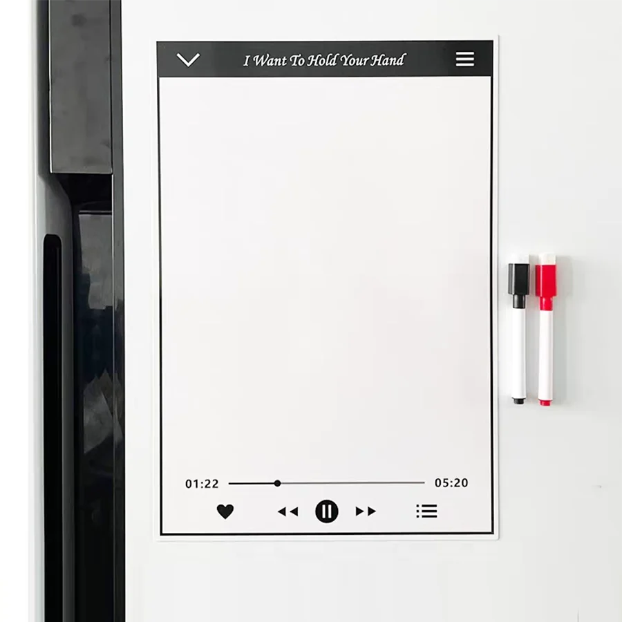 

4pc/set Creative Erasable Schedule Memo Fridge Magnetic Soft Sticker Whiteboard Message Board Refrigerator Magnet