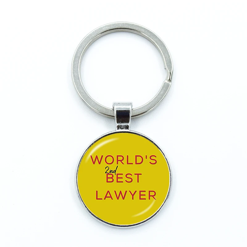 Better Call Saul TV Show Keychain Glass Dome Cabochon Key Chain Ring Jewelry Men and Women Fashion Accessories Gifts